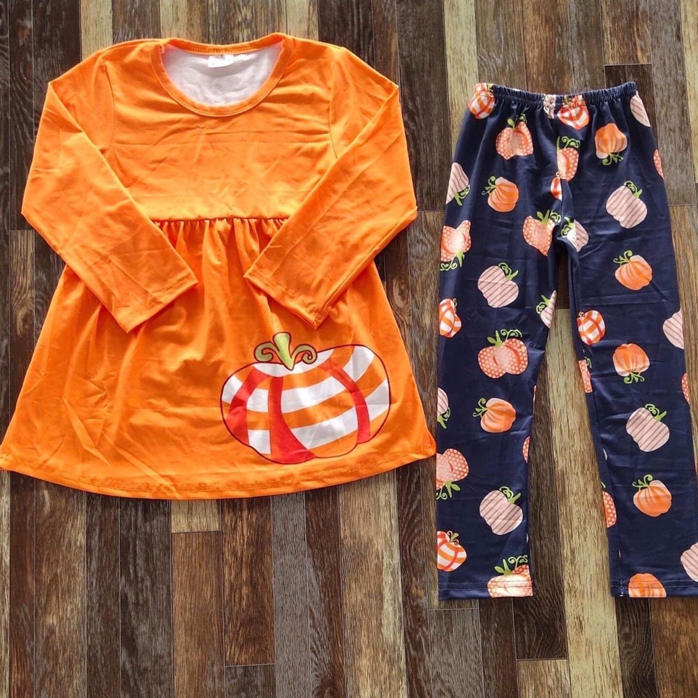 Thanksgiving pumpkin 🎃 Cute Pants Set Outfit